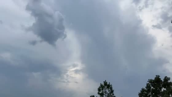 Timelapse of approaching storm in Arkansas, USA