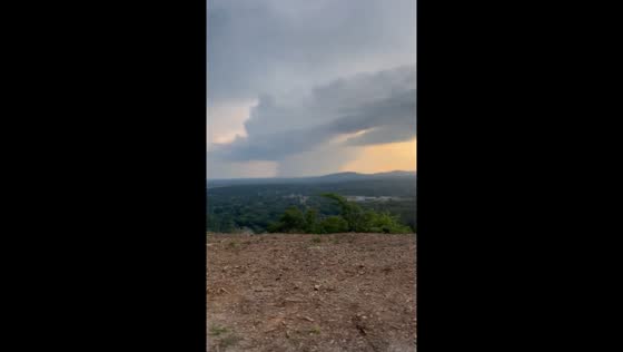 Severe thunderstorms south of Green Mountain, Huntsville, AL