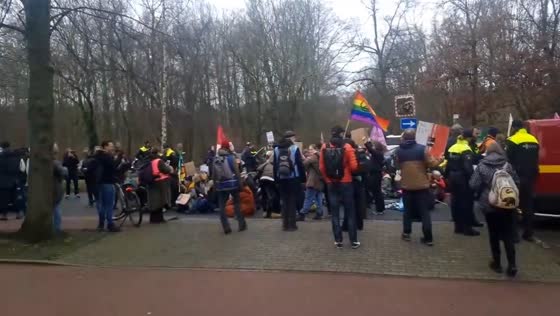 Protest erupts in The Hague against Total Energies, demanding accountability for displacement in EACOP project