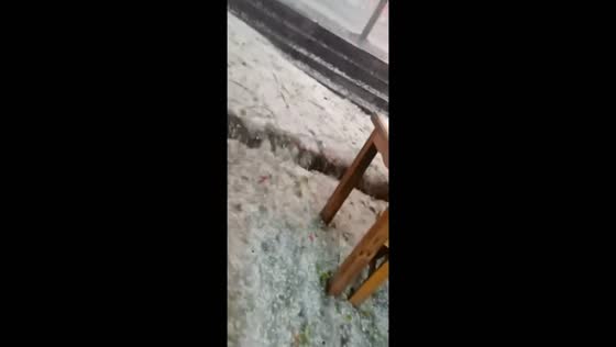 Hailstorm havoc: floods inside Bijie City store as drainage system overwhelmed