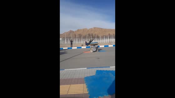 Stunt gone awry: daredevil's fall caught on camera