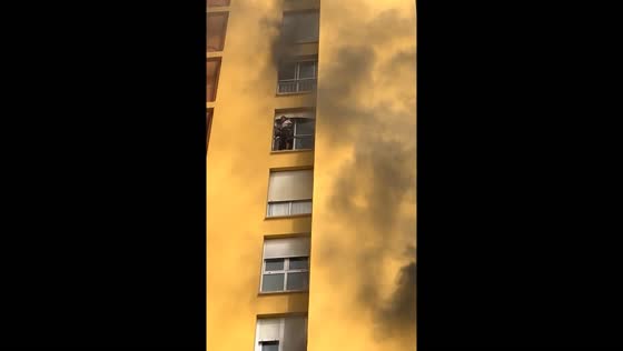 Fire breaks out in high-rise building in Mallorca, Spain
