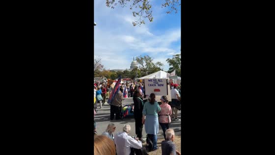 Massive crowds gather for “No Kings” protest in Washington, D.C., USA