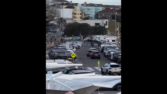Beachgoers flee during terror attack in Bondi Beach, Sydney, Australia