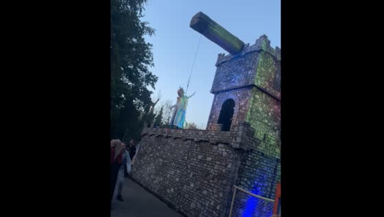 Scary fairy takes flight at Halloween in Lelystad