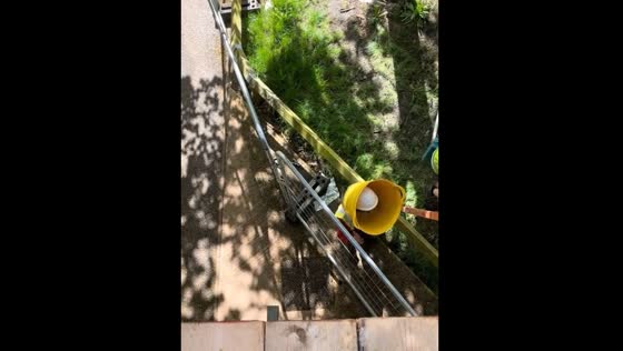 Bucket mishap at Milton Keynes Hospital leaves workers chuckling