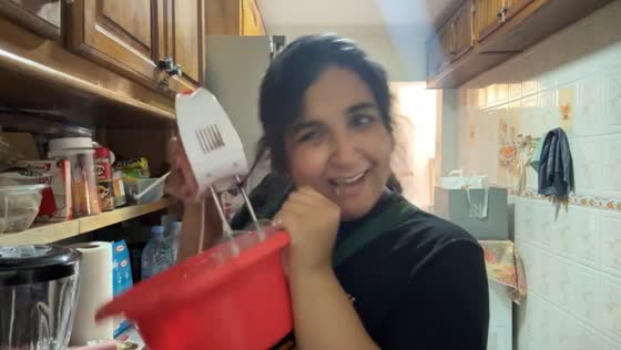 Hair tangled in mixer during baking mishap in Casablanca, Morocco
