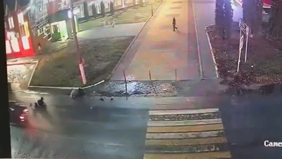 Car hits three girls at pedestrian crossing in Lipetsk Region, Russia