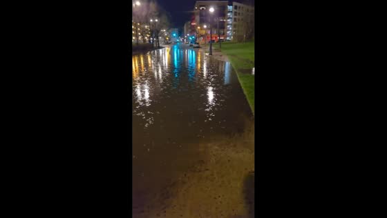 Severe flooding hits Milwaukee streets during intense storm in Wisconsin, USA