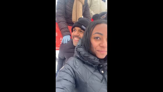 Couple’s snowy honeymoon luge ends in funny surprise in Cauterets, France