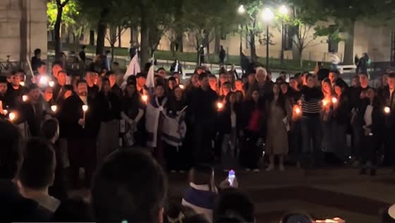 Columbia University unites to sing Hatikvah in memory of Israelites lost in Hamas attack