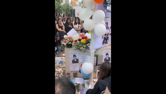Liam Payne farewell at England embassy in Santiago