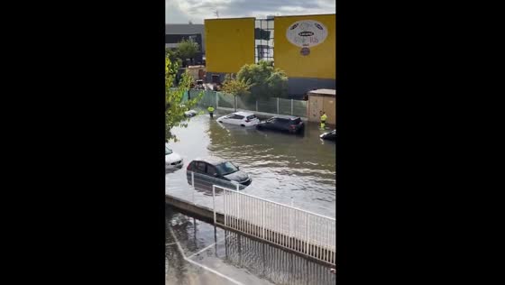 Flooding in Gavà, Barcelona