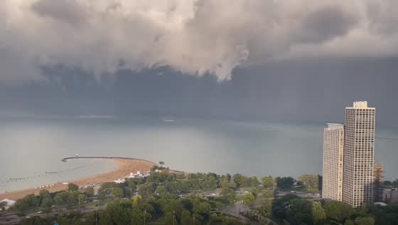 Mesmerizing waterspout swirls to life off Michigan's coastline!
