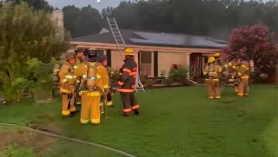 Teen daughter rescues pets during house fire in La Plata, Maryland, USA