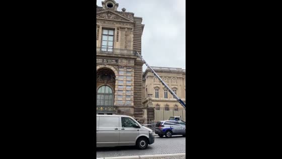 Visitors evacuated at Louvre Museum during dawn-daylight jewel heist in Paris, France