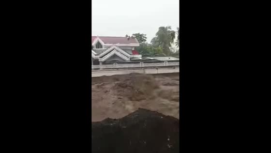 Severe flooding submerges Masarawag in Guinobatan, Albay
