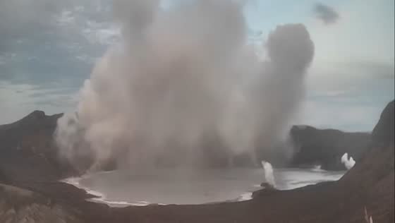 Time-lapse video captures ash plume from Taal Volcano’s Main Crater in Batangas, Philippines