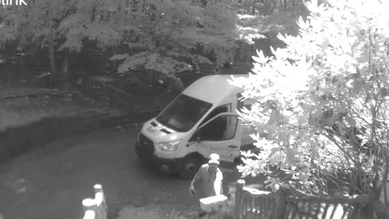 FedEx delivery person throws package and leaves in Beech Mountain, North Carolina