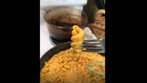 Pasta springs untangle like coils with fork in Salt Lake County