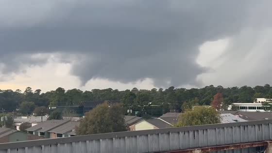 Funnel cloud passing over Klein, Texas, United States