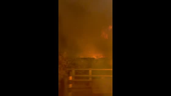 Major recycling plant fire sends smoke over railway in London, UK