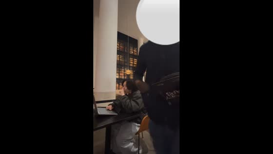 Phone snatching attempt caught on vlog at the British Library, London, United Kingdom