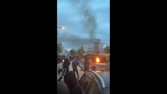 Fire damages high school during student protests in Bordeaux, France
