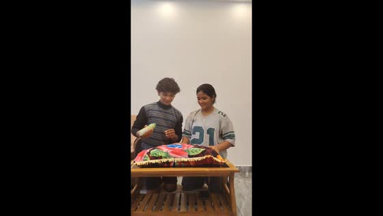 Rock-paper-scissors challenge ends in messy table mishap in Thookkupalam, India