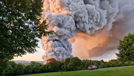 Massive fire erupts at Enva Electronic Waste facility in Elderslie