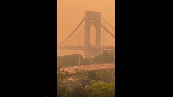 Quebec wildfires engulf northeastern US, choking cities in hazardous smoke