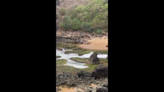 Avatar-inspired ocean bending: Areguling Beach, Lombok