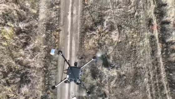 Russian drone operator downs Ukrainian drone with a can of stew in Kostiantynivka, Ukraine