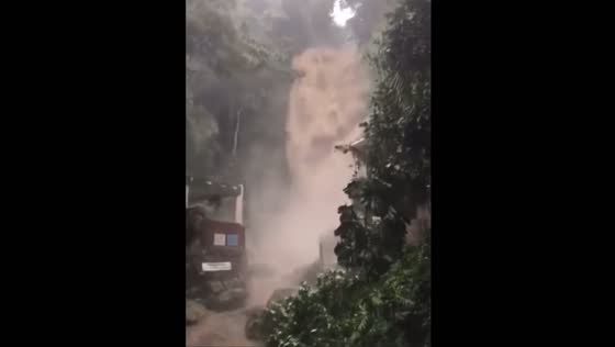 Hurricane Lidia unleashes torrential waters in Yelapa, Mexico
