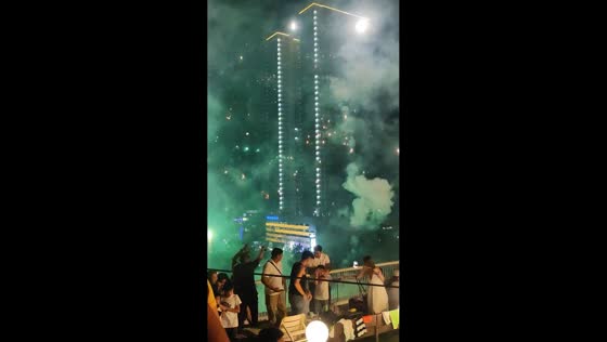 Unexpected fireworks close call in Pasay, Philippines