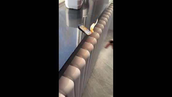 Lighter explodes after bottom ignition in Jilin, China