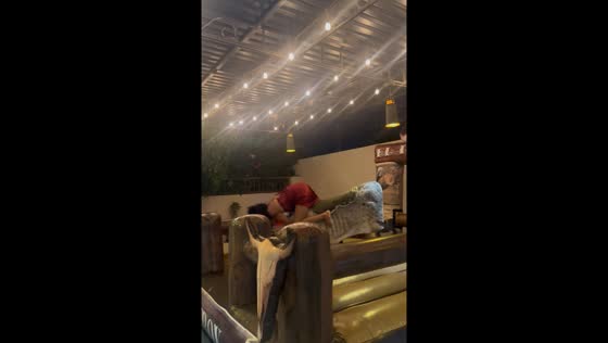 Rider thrown off mechanical bull in Cabo San Lucas, Mexico