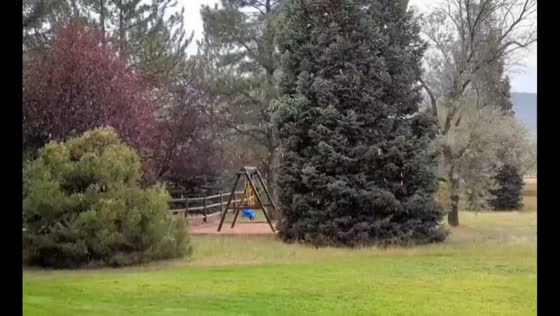 Heavy rainfall continues in Fort Collins, Colorado, USA