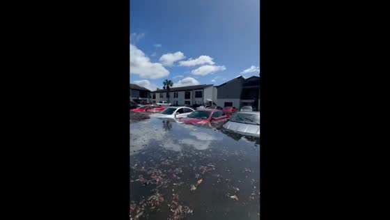 Hurricane Milton causes flooding in Tampa, Florida