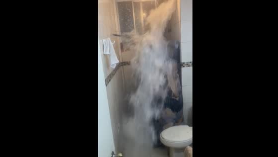 Hurricane Alberto floods Monterrey apartment