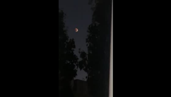 Blood moon in Jordan