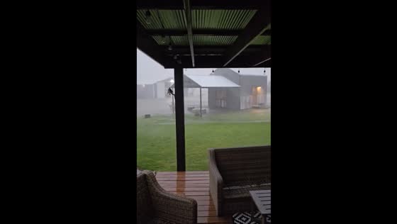 Burlington, CO: 96mph winds, hail, and heavy rain caught on video