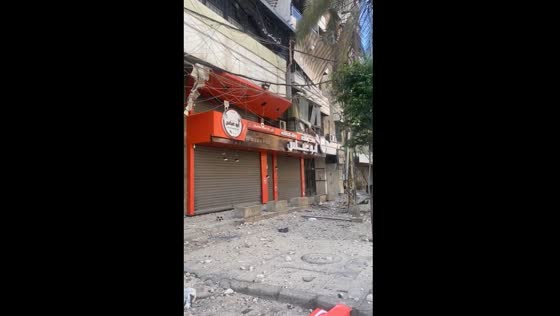 Beirut streets left empty after Israeli attack