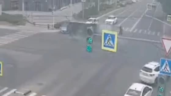 Intersection collision in Belgorod leaves eight injured