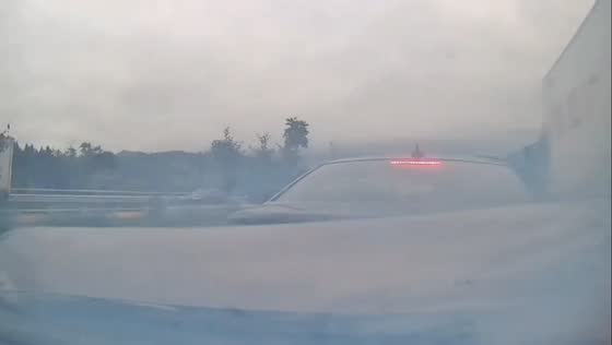 Highway chain collision caught on dashcam in Hunan, China