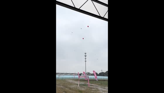FPV drones pop balloons in the air