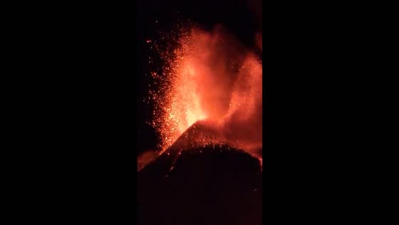 Fiery flow: Mount Etna erupts in Catania, Italy