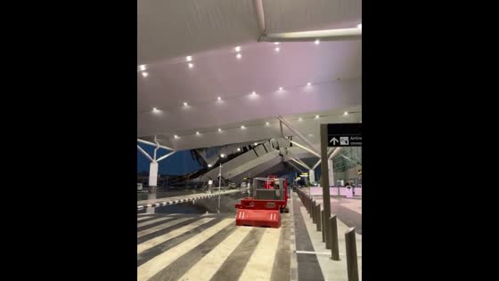 Delhi Airport terminal roof collapse kills one, injures eight