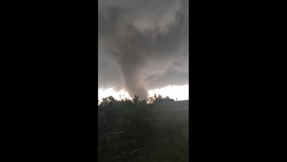 Rare tornado tears through Kushva during severe storm outbreak in Russia