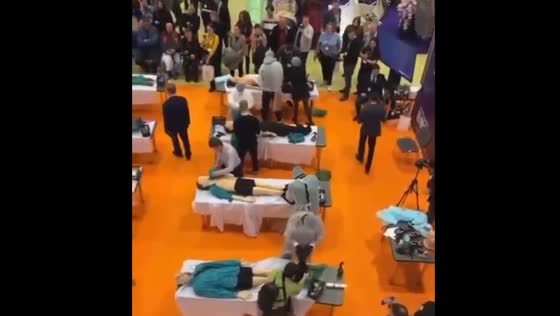 In Moscow, at the exhibition of funeral services, a competition was held for dressing the dead for speed